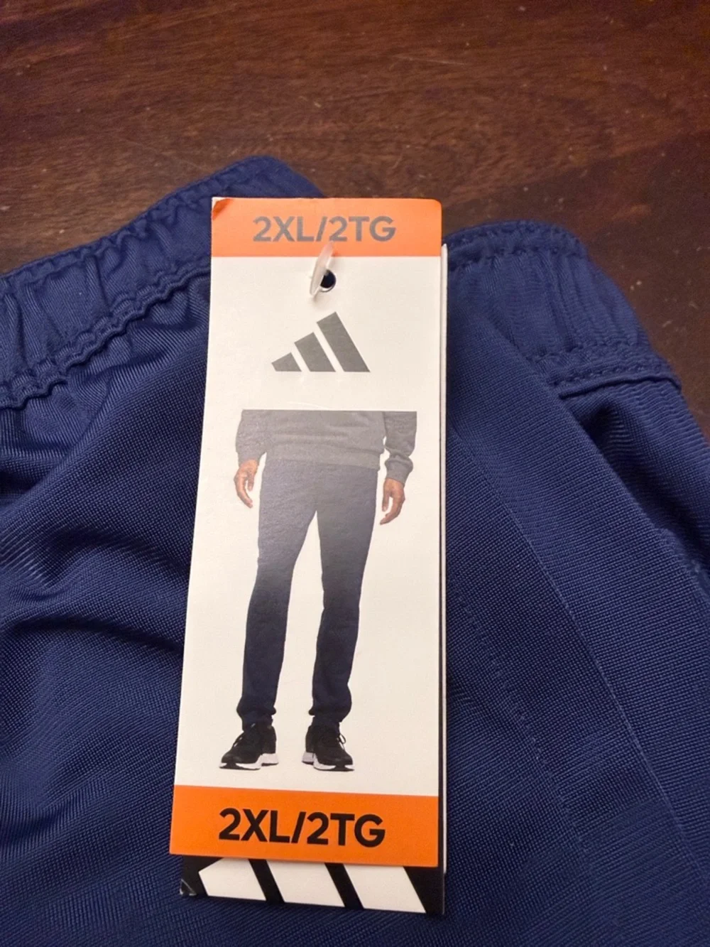 adidas Mens Navy Track Joggers. New. Size XXL. Inseam 31 - Picture 2 of 13